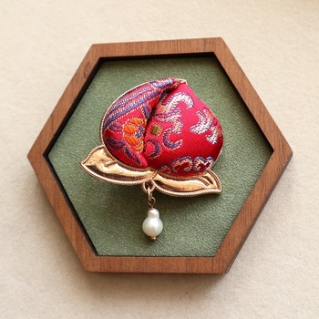 Καρφίτσα – κράμα, χειροποίητη, καλλιτεχνικό βιντάζ στυλ, κινεζικό στυλ, για μνημόνευση και δώρα