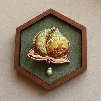 Καρφίτσα – κράμα, χειροποίητη, καλλιτεχνικό βιντάζ στυλ, κινεζικό στυλ, για μνημόνευση και δώρα