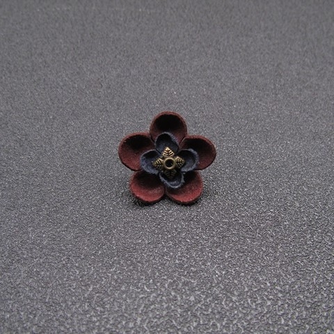 Textil virágos kitűző inghez és kabáthoz, uniszex, dekoratív, eredeti dizájn