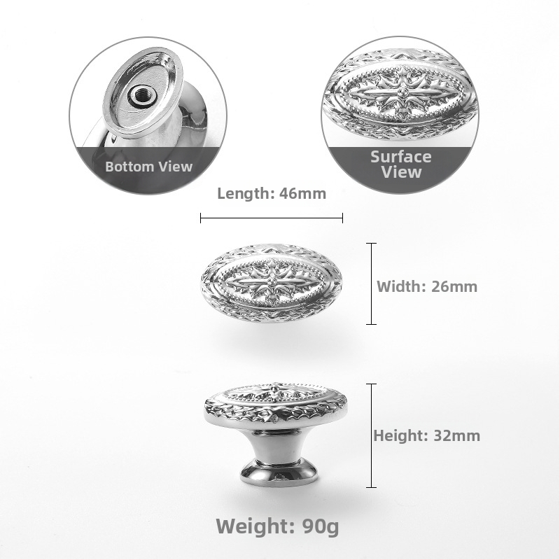 Skapja durvju rokturis ar rozes ziedu dizainu, materiāls: vara, modelis 301, Nu Sheng, mūsdienīgs minimālisms, viegls luksuss