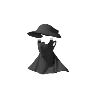 Maska za zaštitu od sunca cijelog lica za žene, najlon, bezšivna jednodijelna konstrukcija, s odvojivim zaštitnikom vrata, dvostrana