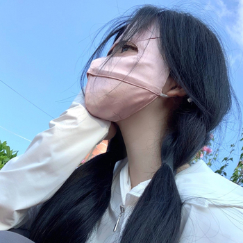 Maska za lice od dudove svile, potpuna zaštita lica, UV zaštita, prozračna, brzo se suši