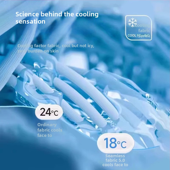 Maska za cijelo lice s UV zaštitom, s odvojivim zaštitnim štitom, prozračna Ice Silk tkanina za ljeto, zaštita očiju