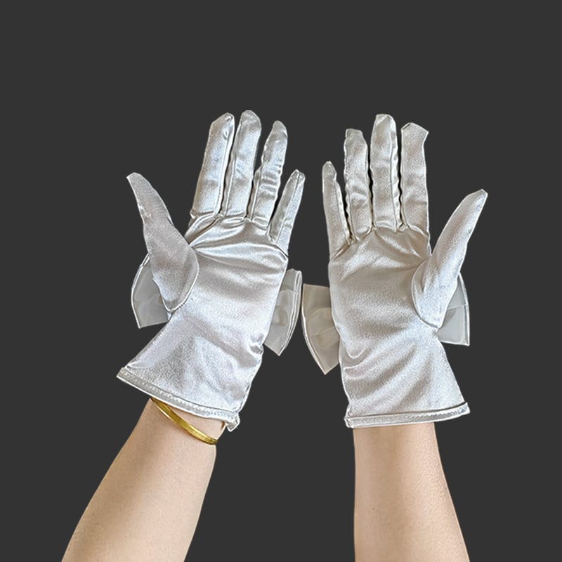 Satenske rukavice, vintage Hepburn stil, bez prstiju, minimalističke (Žene, Dekorativne, Za sve sezone, Prilagodljive)