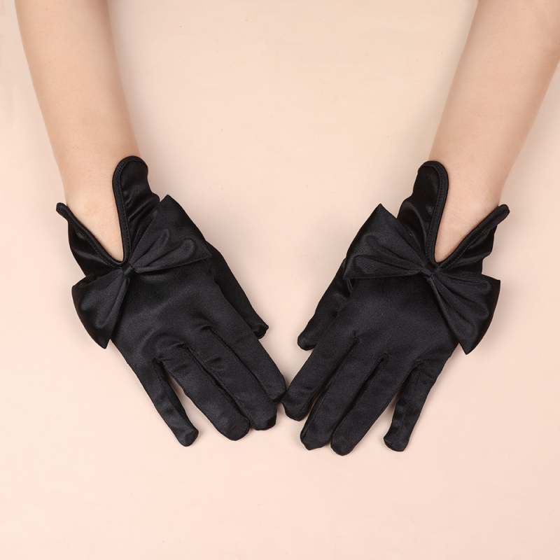 Satenske rukavice, vintage Hepburn stil, bez prstiju, minimalističke (Žene, Dekorativne, Za sve sezone, Prilagodljive)