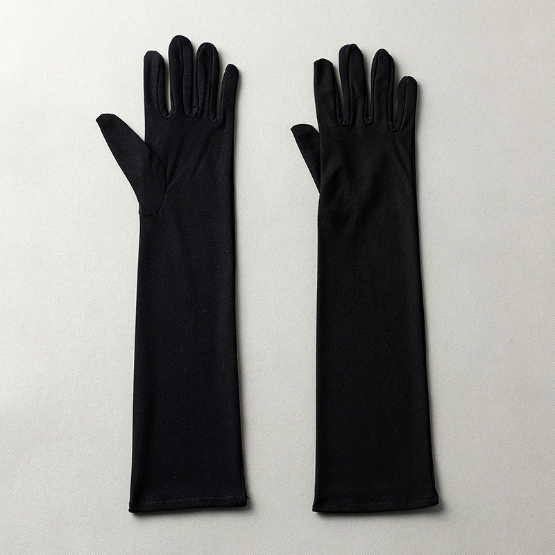 Vjenčane rukavice – srednje dužine, Hepburn stil, dekorativan vintage dodatak, poliester