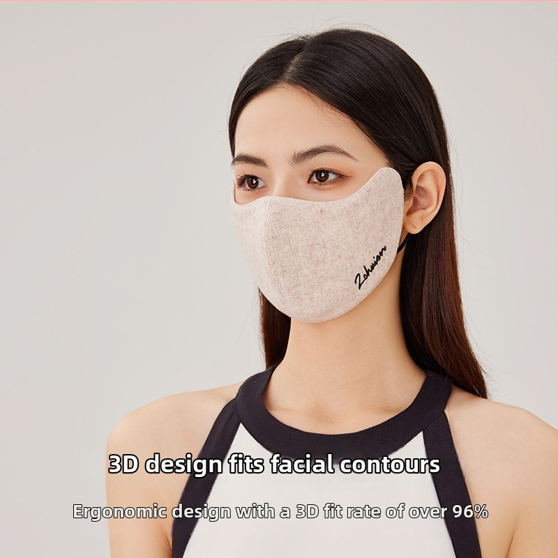 ZCHUIEN vunena zimska maska za lice, unisex, dizajn s visećim ušima