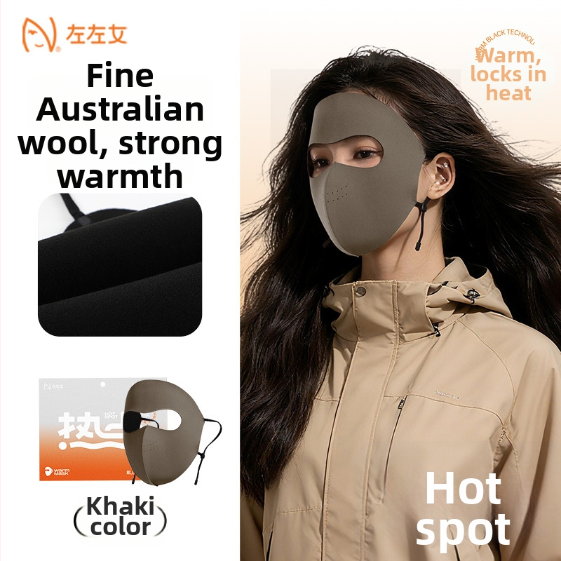 2025 zimska Facekini maska za cijelo lice, topla, zaštita od vjetra, unisex