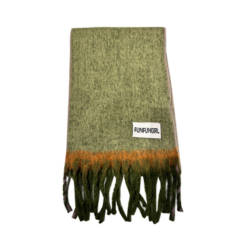 Unisex šal od vune, warp-knit, zimski