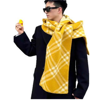 Šal inspiriran Korejskim Emis, za žene, crno-bijeli karirani uzorak s motivom haudstooth, topao i luksuzan.