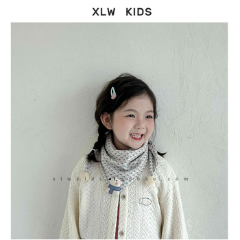 Dječji šal za vrat u korejskom stilu za zimu, s motivom tulipana, topao i udoban • Način tkanja: warp knitting • Funkcija: održava toplinu • Sezona: zima • Materijal: pamuk • Oblik: srednja duljina