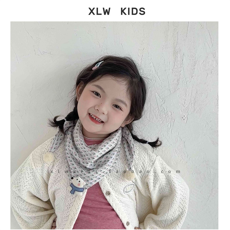 Dječji šal za vrat u korejskom stilu za zimu, s motivom tulipana, topao i udoban • Način tkanja: warp knitting • Funkcija: održava toplinu • Sezona: zima • Materijal: pamuk • Oblik: srednja duljina