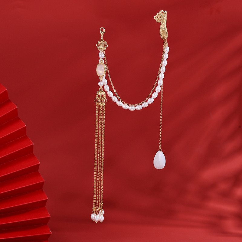 Sanctuary ханфу ретро флорална брошка от алуминиева сплав, електроплатирана, индивидуално опакована, възможна персонализация