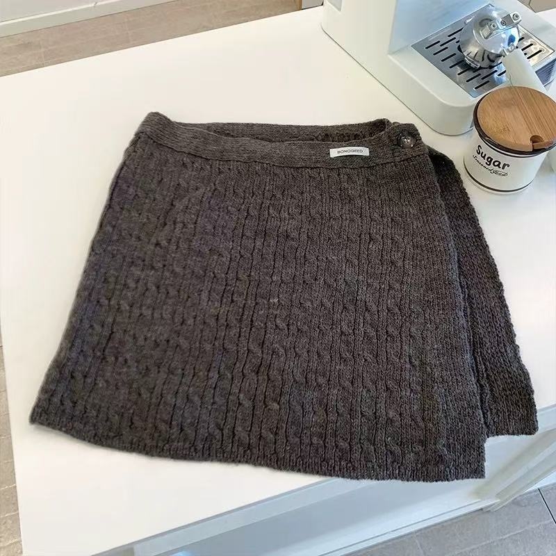Šal u korejskom stilu s kopčama, pleteni od poliester vlakna, unisex, jesen-zima, monokromatski uzorak, širina 36 cm