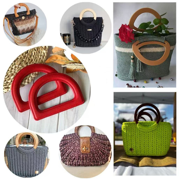 Kreatív DIY bőrtáska kiegészítő készlet D-alakú fogóval, PU anyaggal, kockás minta, kopásálló, 2025 tavasza