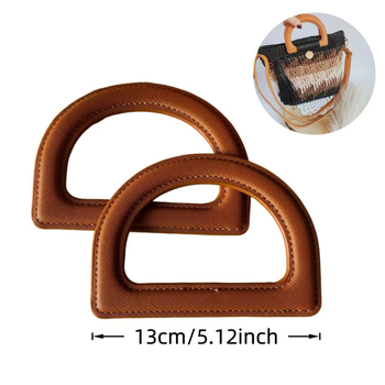 Kreatív DIY bőrtáska kiegészítő készlet D-alakú fogóval, PU anyaggal, kockás minta, kopásálló, 2025 tavasza