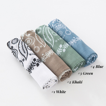 Șal pătrat din fir Bali, cu imprimeu floral, tricotat warp-knit, accesoriu decorativ, Primăvara 2024