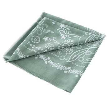 Șal pătrat din fir Bali, cu imprimeu floral, tricotat warp-knit, accesoriu decorativ, Primăvara 2024