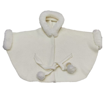 Ženski zimski kaput-šal s dugim rukavima, vlakna od poliestera, jacquard pletenje, održava toplinu, elegantan ženski kardigan stil