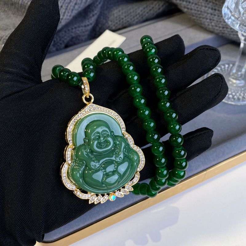 Sievietēm kaklarota ar pūķa un feniksa motīvu, sakausējuma garā džemperķēde ar Liuli kulonu, ģeometrisks plaid raksts