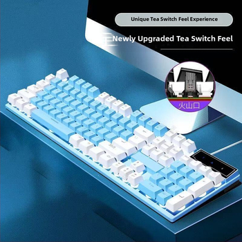 Káblová klávesnica s ≥98 klávesami, ergonomický dizajn, ne‑mechanická