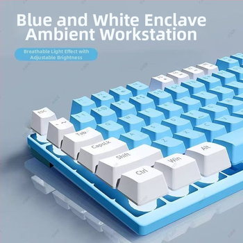 Káblová klávesnica s ≥98 klávesami, ergonomický dizajn, ne‑mechanická