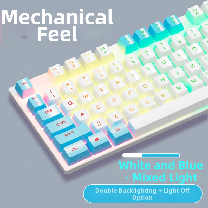 Káblová klávesnica s ≥98 klávesami, ergonomický dizajn, ne‑mechanická