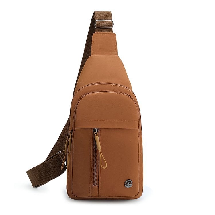 Sieviešu crossbody soma ar pilsētas minimālisma stilu, audums, 2025. gada pavasaris, poliestera oderējums, rāvējslēdzēja atvērums, iekšējā rāvējslēdzēja kabata, iekšējā patch kabata