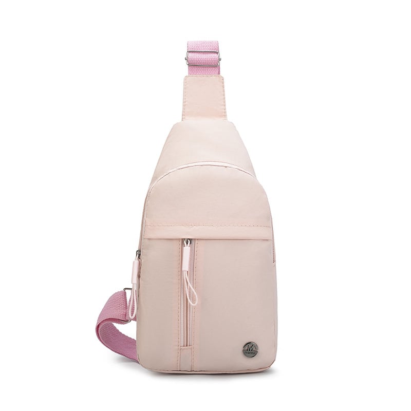 Sieviešu crossbody soma ar pilsētas minimālisma stilu, audums, 2025. gada pavasaris, poliestera oderējums, rāvējslēdzēja atvērums, iekšējā rāvējslēdzēja kabata, iekšējā patch kabata