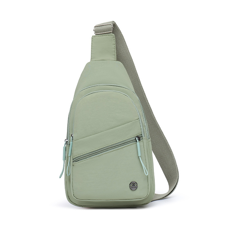 Sieviešu crossbody soma ar pilsētas minimālisma stilu, audums, 2025. gada pavasaris, poliestera oderējums, rāvējslēdzēja atvērums, iekšējā rāvējslēdzēja kabata, iekšējā patch kabata