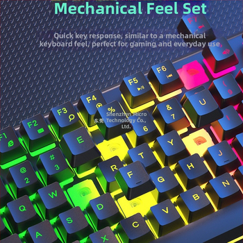 Sada klávesnice a myši, káblová, tichá, mechanický pocit, USB