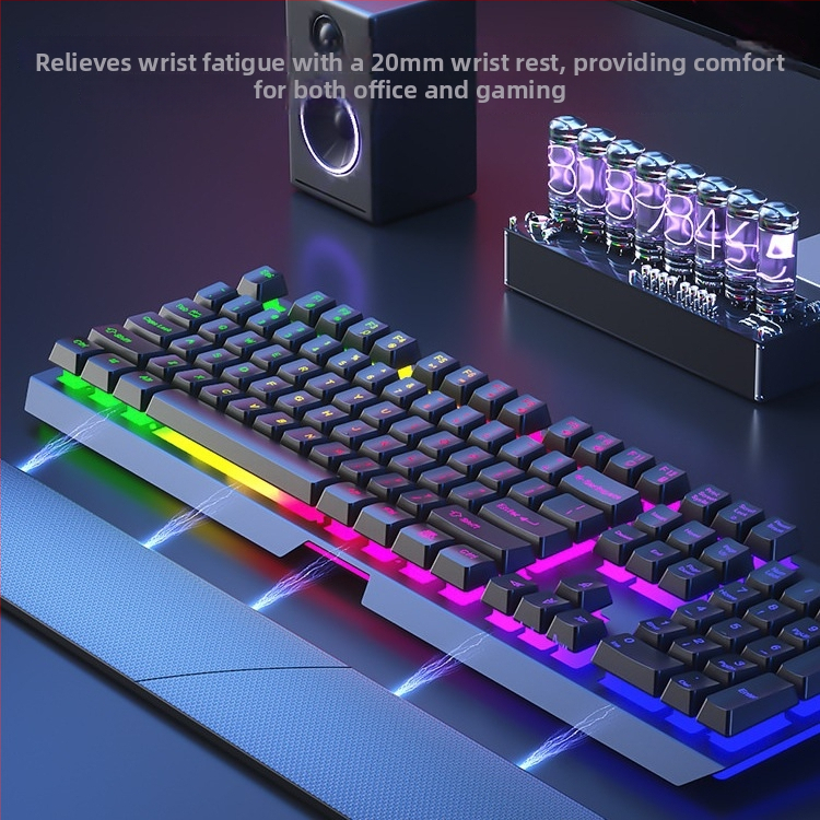 Sada klávesnice a myši, káblová, tichá, mechanický pocit, USB