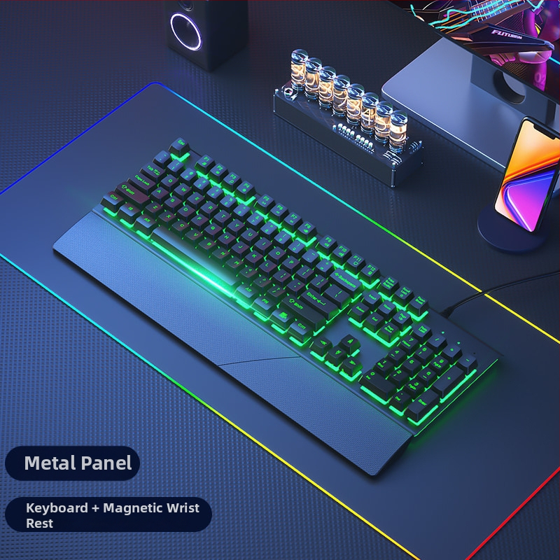 Sada klávesnice a myši, káblová, tichá, mechanický pocit, USB