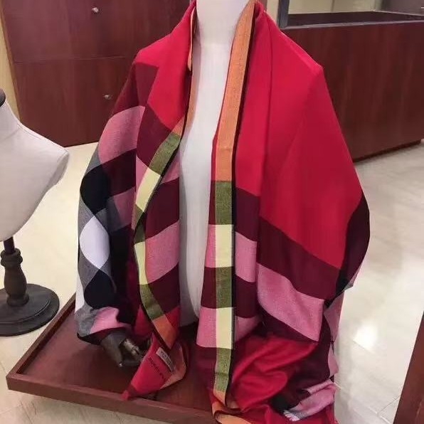 Двуфункционален шал със британски кариран дизайн и диамантен модел, имитационен кашмир