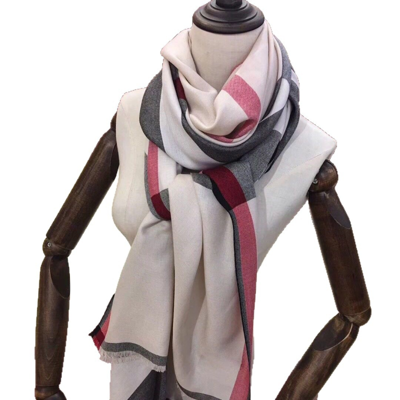 Двуфункционален шал със британски кариран дизайн и диамантен модел, имитационен кашмир