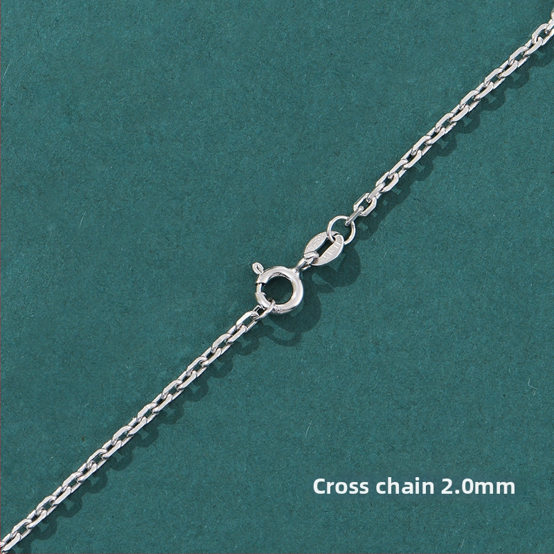 S925 sudraba kaklarota – džempera ķēde, pāra stilā, oriģināls dizains