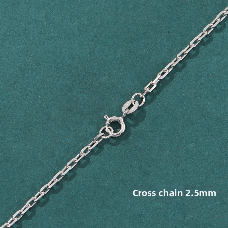 S925 sudraba kaklarota – džempera ķēde, pāra stilā, oriģināls dizains