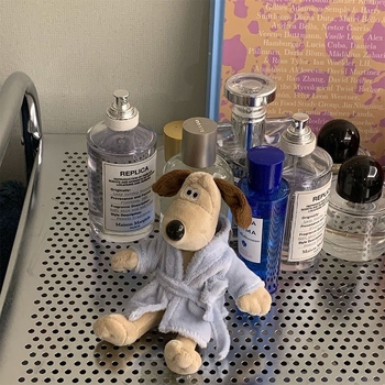 Shuntai плюшено куче-подвеска за кола и чанта — къс плюш, пълнеж PP памук, персонализирани мостри