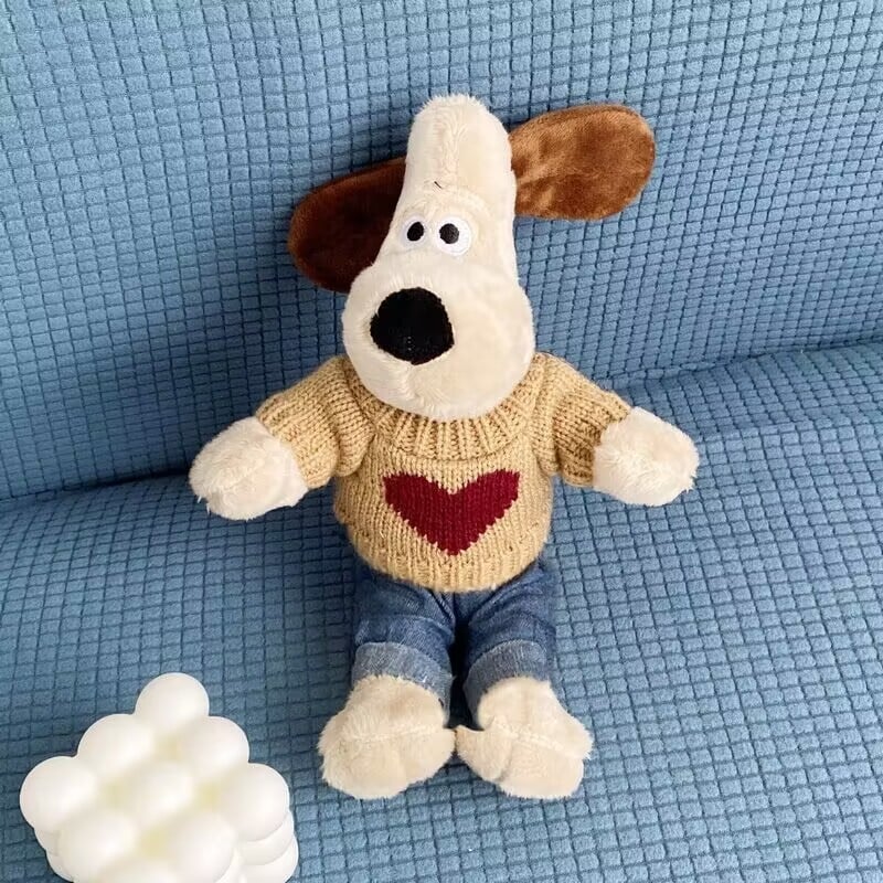 Shuntai плюшено куче-подвеска за кола и чанта — къс плюш, пълнеж PP памук, персонализирани мостри