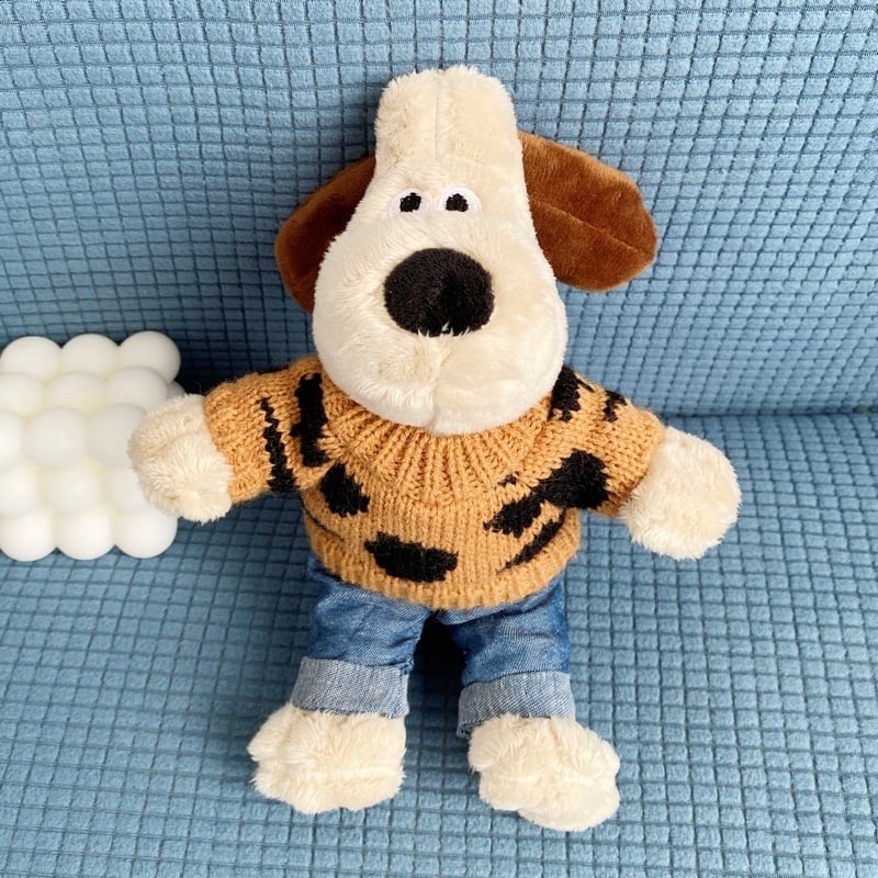 Shuntai плюшено куче-подвеска за кола и чанта — къс плюш, пълнеж PP памук, персонализирани мостри