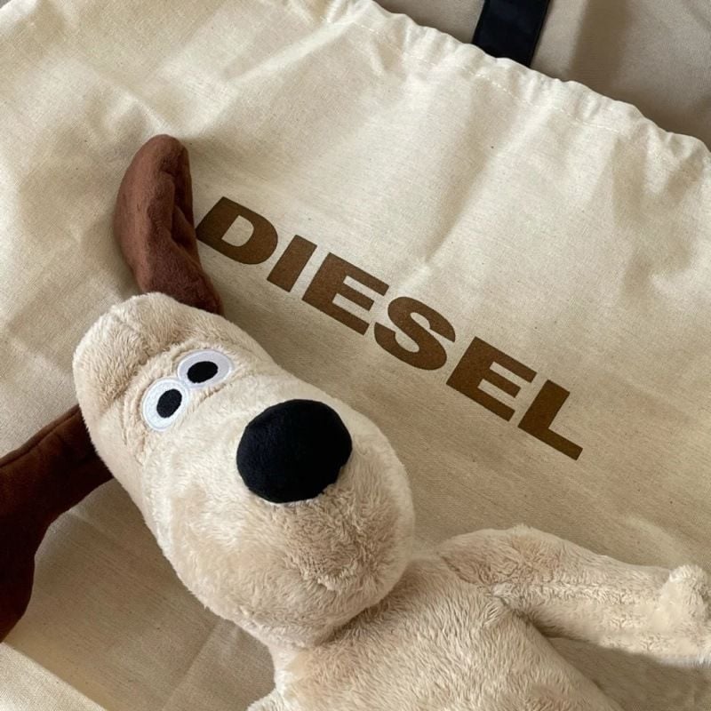 Shuntai плюшено куче-подвеска за кола и чанта — къс плюш, пълнеж PP памук, персонализирани мостри