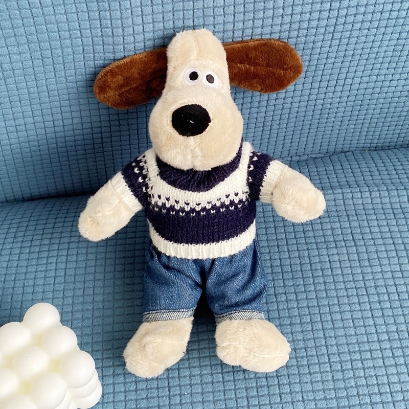 Shuntai плюшено куче-подвеска за кола и чанта — къс плюш, пълнеж PP памук, персонализирани мостри