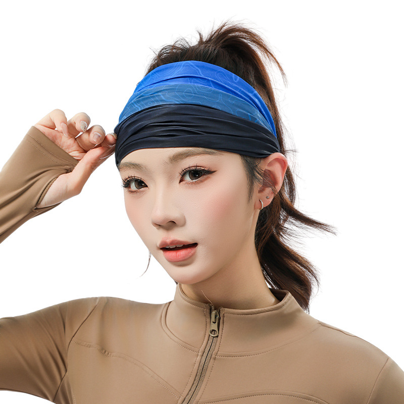 Cyklistická maska s vonkajším šálom na hlavu, chladivý Ice Silk materiál, rýchloschnúci nákrčník na ochranu pred slnkom — polyester, značka 0717, unisex, skladom, možnosť personalizácie
