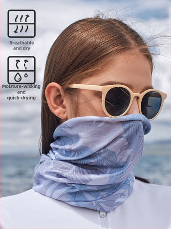 Външен шал за глава с UV защита, бързосъхнещ, ветроустойчив и пясъкоустойчив, унисекс