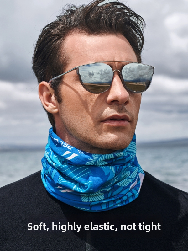 Външен шал за глава с UV защита, бързосъхнещ, ветроустойчив и пясъкоустойчив, унисекс