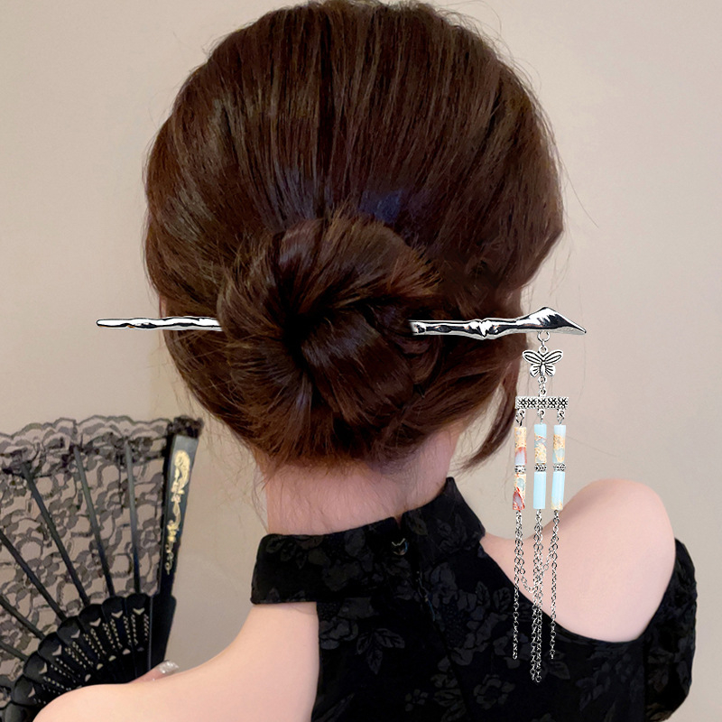 Ukras za kosu, od legure, retro stil, geometrijski dizajn, ručno izrađeno