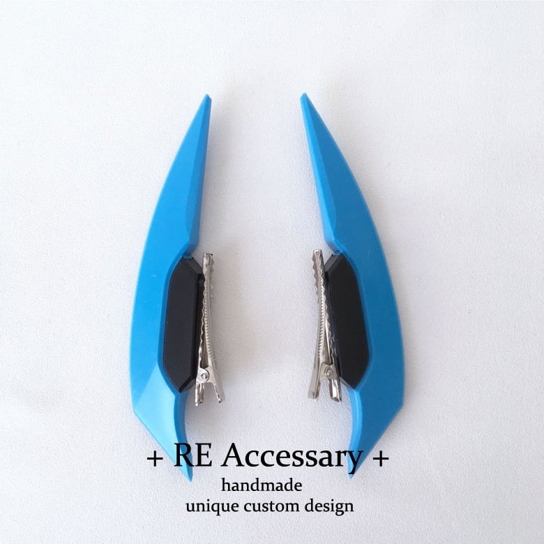 Киберпанк стил коса щипка за деца, клип за коса тип клюн, пролет 2021