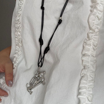 Koreapärase stiili ripats-kaelakee – segu, elektroplaatimine, geomeetriline kuju, tootekood 4841