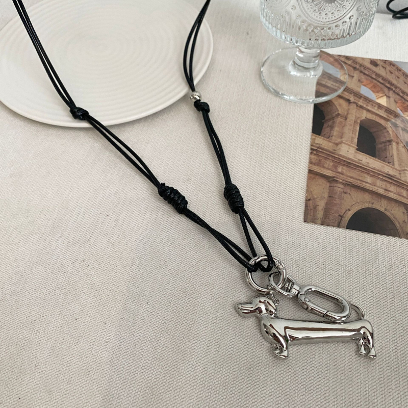 Koreapärase stiili ripats-kaelakee – segu, elektroplaatimine, geomeetriline kuju, tootekood 4841