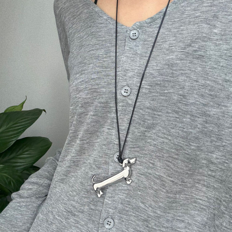 Koreapärase stiili ripats-kaelakee – segu, elektroplaatimine, geomeetriline kuju, tootekood 4841